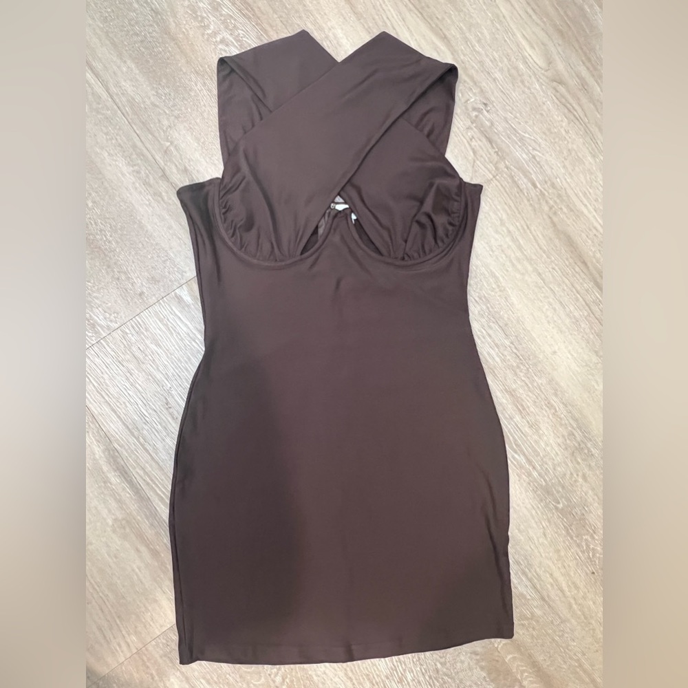 Super down Maia Cross Overdress